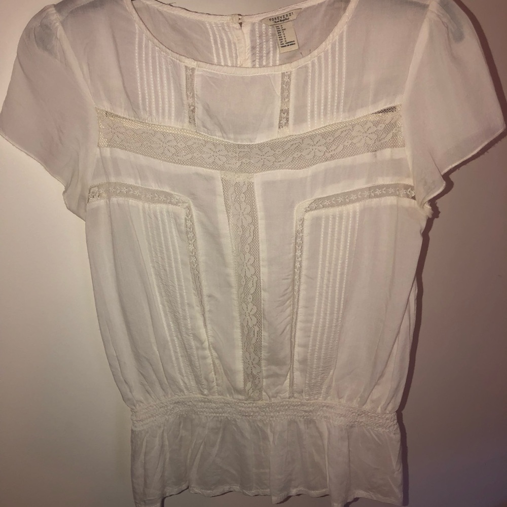 Forever 21 Peplum Blouse